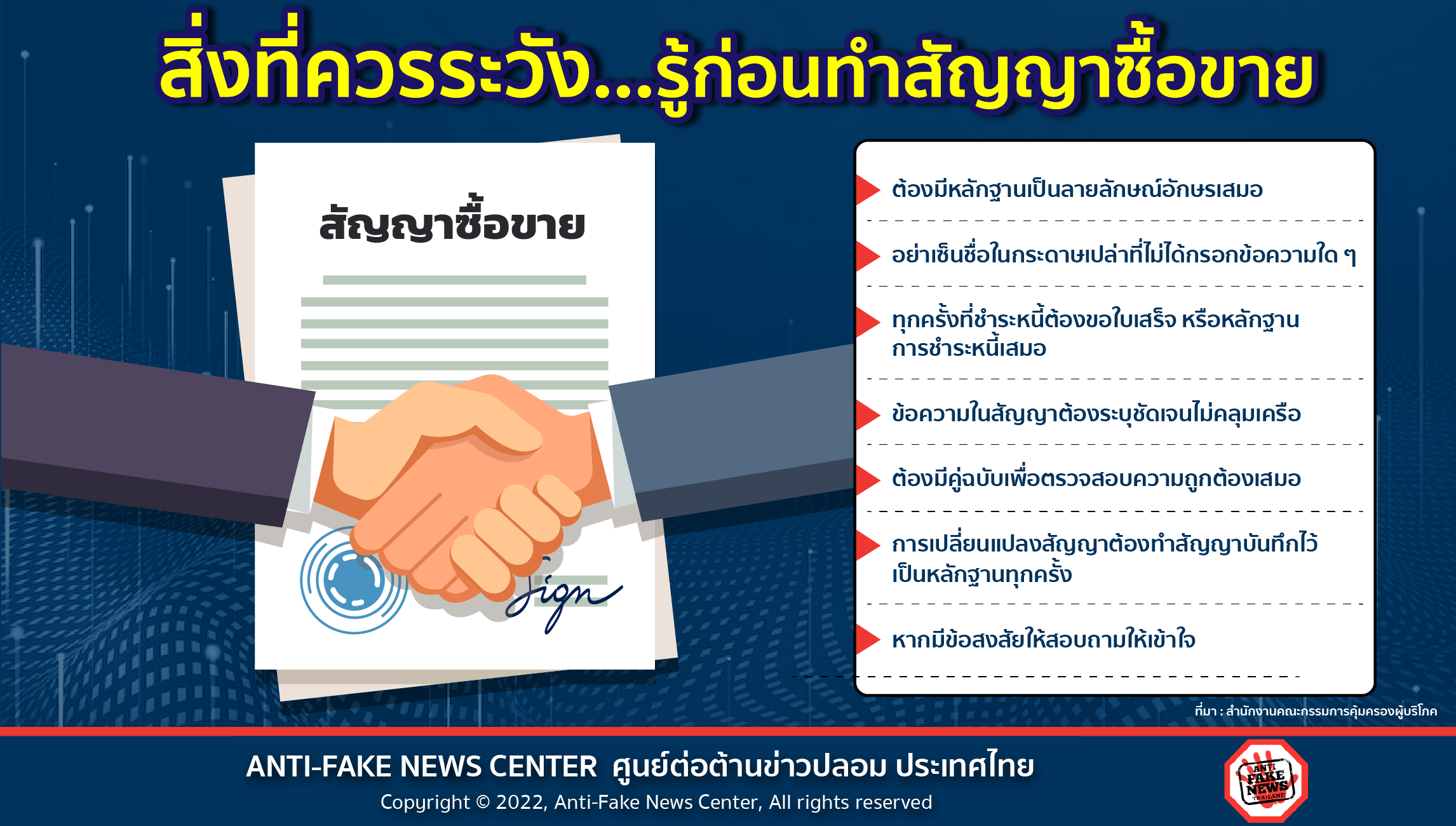 18 July 22 สิ่งที่ควรระวัง...รู้ก่อนทำสัญญาซื้อขาย Web