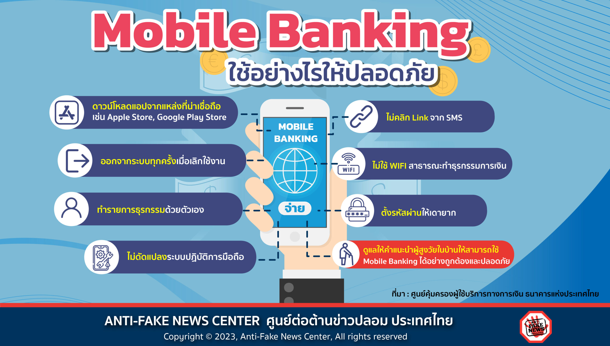Mobile Banking ใช้อย่างไรให้ปลอดภัย