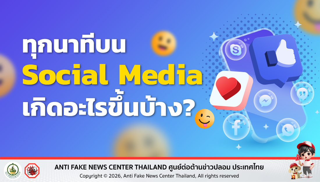 ทุกนาทีบน Social Media เกิดอะไรขึ้นบ้าง?